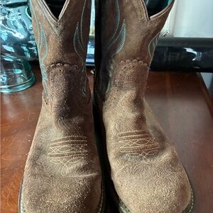 Ariat Fatbaby Heritage Womens Brown Leather Western Boots 10020062 Size 11B